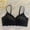23-Black, variant on YWDJ Sleep Bras for Women Plus Size Gym Bras Wireless Yoga Bras Spaghetti Straps Full Coverage Lounge Bras Push up Low Support Seamless Sleep Bras Padded Comfy Bras Comfy Wrap Solid Bras Black L