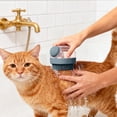 thumbnail image 6 of Dog Bath Scrubber Brush, Pet Dog Grooming Massage Shampoo Bath Brush with Soap and Shampoo Dispenser Soft Silicone Bristle for Long Short Haired Dogs Cats Shower, 6 of 6