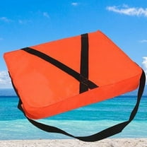 Boat Throwable Flotation Device, 18x14in High Buoyancy Boat Throw Cushion with Strap Water Proof, Throwable Flotation Device for Boating, Swimming & Rescue Boat Throwable Flotation Device