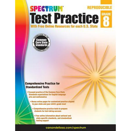Spectrum Test Practice, Grade 8