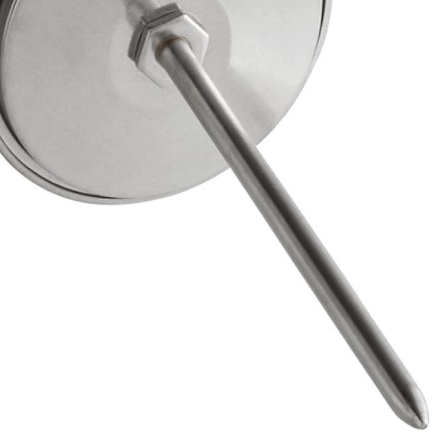 TrueCraftware- Stainless Steel Zone Dial Meat Thermometer 4-1/2" Stem, 2 3/4" Dial, -120 to 200 Degrees Fahrenheit- Cooking and Grilling Oven Pocket Size for Meat Food Cooking and Grilling Oven