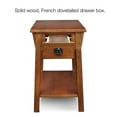 thumbnail image 2 of Leick Furniture Wood Mission Chairside End Table in Russet Brown, 2 of 7