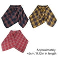 thumbnail image 5 of Aellinatey Asymmetrical Faux Shirt Hem Tie Up Cover Up Plaids Apron Wrap Skirt for Women, 5 of 21