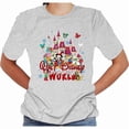 thumbnail image 3 of Walt Disney World Christmas Unisex Short Sleeve Shirt (Grey-4X Large), 3 of 8