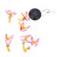thumbnail image 5 of Viento solar chime colgante mariposas campanas colgante colgante jardín decoración colgante, 5 of 5