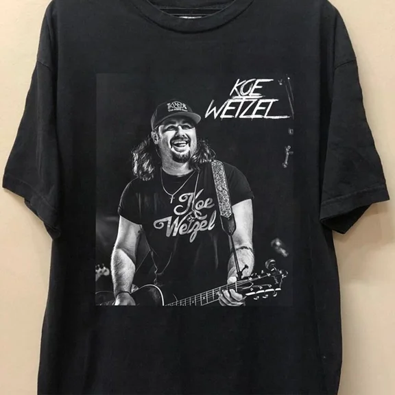 Koe Wetzel in concert black T-shirt Short sleeve All sizes S-5Xl