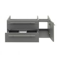 thumbnail image 4 of Fresca Lucera 36" Wall Hung Undermount Sink Bathroom Cabinet - Left in Gray, 4 of 4