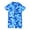 Blue, variant on Newborn Baby Boys One Piece Swimsuit Print Zipper High Stretch Comfort Fit Swimming Beach Play Swimwear Size 6-12 Months