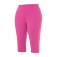 thumbnail image 4 of Pantalons de Manchette Extensibles à Taille Moyenne pour Femmes, 4 of 9