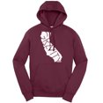 thumbnail image 1 of Sudadera con capucha Gravity Trends Logo blanco MAROON M, 1 of 1