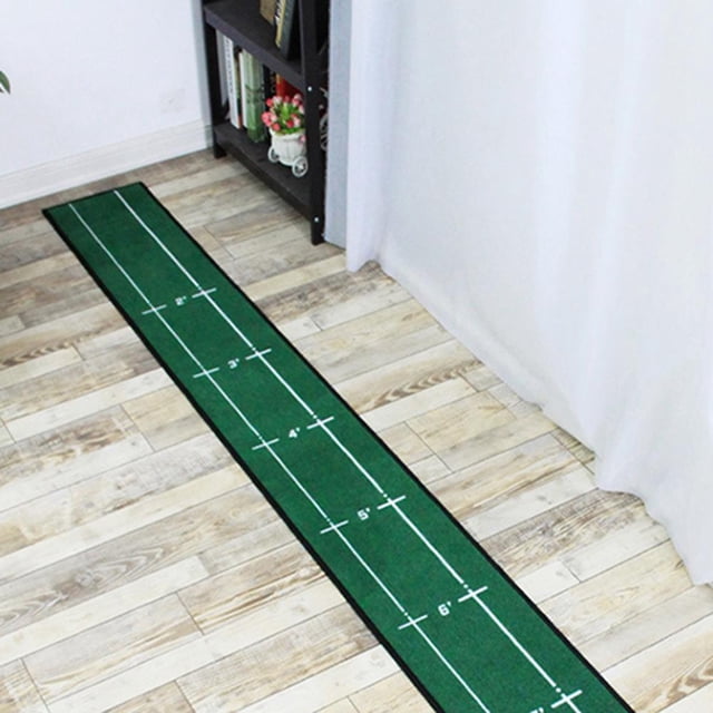 Putting Practice Blanket Green Mat 9.2x1.0ft Mat With TPR Materials For Indoor Or Outdoor Short Game Office Party Backyard Using
