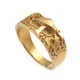 thumbnail image 3 of Mushroom Star Men Rings Stainless Steel Retro Punk New In Rock Women Jewelry Fashion Accessories Stranger Things Gift Wholesale, 3 of 5