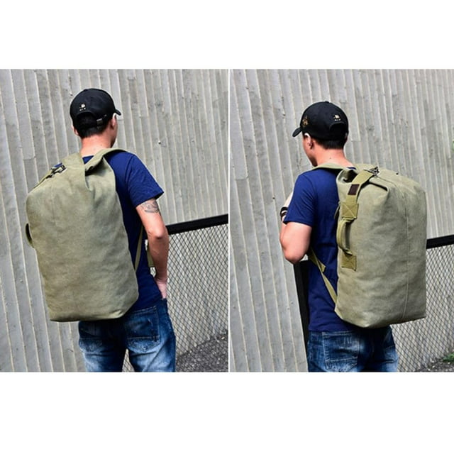 Mochila de hombro shamjiam para hombre Lienzo Tamaño S