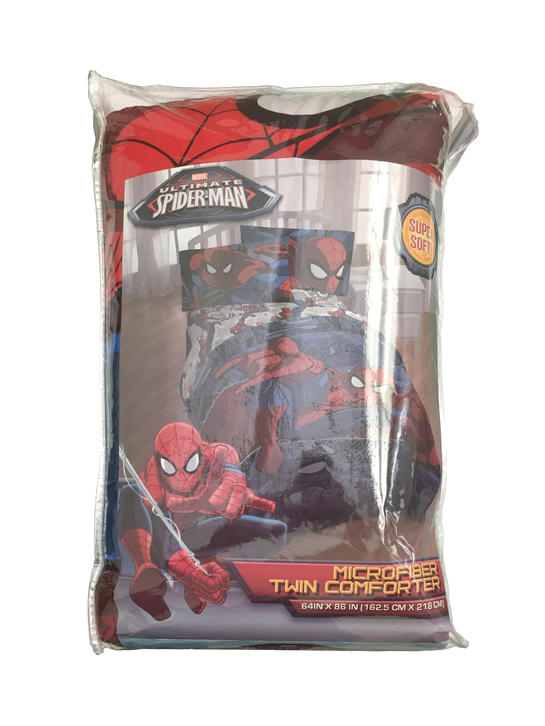 Marvel Spiderman Burst Microfiber Twin Reversible Comforter