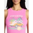 thumbnail image 4 of Corvette Race Flags Women's Graphic Tank Top, Sizes XXS-XXL, 4 of 5