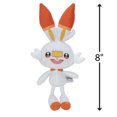 thumbnail image 2 of Pokémon Scorbunny 8 inch Plush - Authentic Details - Toys for Kids(Selections May Vary), 2 of 7