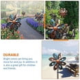 thumbnail image 4 of Outdoor Decor Lawn Pinwheels Garden Windmill Metal Wind Spinners Kids Wind Metal Wind Catcher Garden Wind Sculpture, 4 of 4