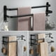thumbnail image 4 of Toallero Armario de baño Bar Zapatillas de inodoro Riel de almacenamiento Estante Hogar Cocina Sin perforaciones Organizador de artículos de Juegos de accesorios de baño  Dreischichtig 50CM Kearding HA011420-03B, 4 of 6
