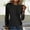 Black, variant on Juslio Women Sweaters Pullovers Women Tops Solid Crew Neck Long Sleeve Knit Black