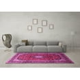 thumbnail image 3 of Ahgly Company Indoor Rectangle Medallion Pink Traditional Area Rugs, 2' x 3', 3 of 4