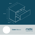 thumbnail image 3 of Mobi Buró de Madera Modelo Catar Color Blanco, 3 of 5