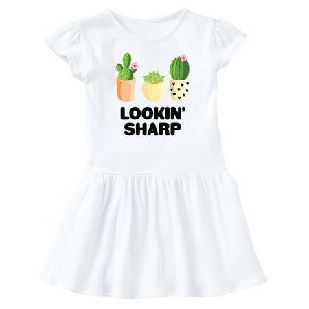 

Inktastic Lookin Sharp with Cacti and Succulent Gift Baby Girl Dress