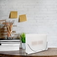 thumbnail image 4 of KONTONTY Plastic Accordion File Folder for Receipt Organizer White PP 1Pcs, 4 of 8