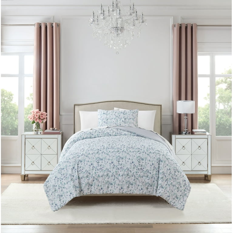 Free Shipping! Paris Hilton Camille Lilac Twin Comforter Set