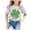 White, variant on Godom Girls Shirts Short Sleeve Crewneck Tees Kids Summer Fashion Tops Tees