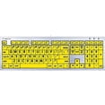 thumbnail image 3 of Large Print Keyboard for Mac- Blk Print- Yellow Keys with LED Light, 3 of 3