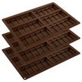 thumbnail image 2 of NUAHRHY Reusable Chocolate Bar Mold Candy Bars Making Kit Heat-Resistant Silicone Chocolate Mold for Handmade Gift, 2 of 8