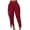 Wine Red, variant on XFLWAM Women's High Waist Fringe Pants Bodycon Camo Sweatpants Casual Side Tassel Long Pencil Bottoms Black S