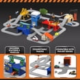 thumbnail image 3 of Driven by Battat 129-Piece City Playset with Toy Vehicles and Buildings for Kids 3+ Years Old, 3 of 10