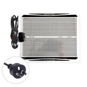 Angle View: Reptile Heat Mat Adjustable Temperature Crawler Terrarium Safety Heating Pad Warmer Mat 15W AU Plug