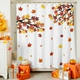 thumbnail image 5 of Shower Curtains for Bathroom-36"x72",Thanksgiving Autumn Maple Leaf Waterproof Bath Curtain Grommet Shower Curtain Set, 5 of 7