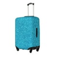 thumbnail image 2 of Easygdp Blue Glitter Print Elastic and Washable Suitcase Protective Cover with Hidden Zipper Fits 18-32 inch Luggage -Medium, 2 of 9
