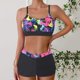 thumbnail image 1 of Trajes de baño tankini para mujer Trajes de baño vintage estampados para mujer Trajes de baño conservadores Traje de baño bikini con falda de playa estampada para mujer, 1 of 7