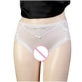 thumbnail image 2 of Iyufng Plus Size Panties for Women,Women's Panties Women's High Waist Sexy Lace Open Transparent Mesh Panties Briefs,Womens Panties, 2 of 6