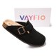 thumbnail image 3 of Sandalias Vayfio Potato Suede Zuecos para mujer, color negro, talla 11, 3 of 3