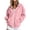 A-Pink, variant on Women Zip Up Sweatshirt Oversized Fleece Casual Loose Long Sleeve Jackets with Pocket Plus Size Fall Winter Warm Comfy Soft Lightweight Outerwear
