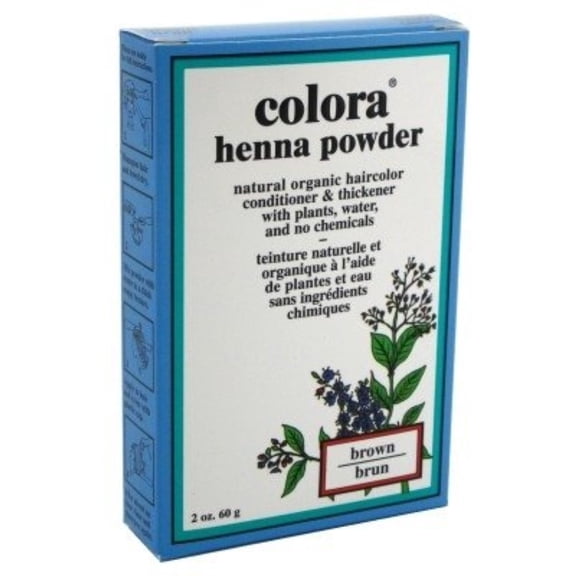 Colora Henna Powder Hair Color Brown, 2 oz (Pack of 3)