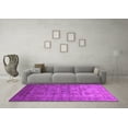 thumbnail image 3 of Ahgly Company Indoor Square Oriental Pink Industrial Area Rugs, 7' Square, 3 of 4