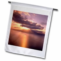 3dRose, Sunset Lanai Hawaii - US12 DPB1046 - Douglas Peebles, 18 x 27 inch Garden Flag