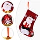 thumbnail image 4 of Juego de 4 calcetines navideños | Calcetines navideños personalizados para colgar en la chimenea | Decoraciones navideñas familiares con diseños de gnomos y Papá Noel, 4 of 8