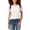 White, variant on Womens Cotton Striped T-Shirt Red M
