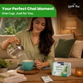thumbnail image 4 of QuikTea Vegan Instant Cardamom Chai Tea Latte, 10 Single-Serve Sachets, Authentic Indian Chai Made with Coconut Milk Powder, Plant-Based Chai Latte Mix, Just Add Hot Water, Non-GMO, Gluten Free, 4 of 8