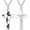 Cross Soccer, variant on 925 Sterling Silver Sport Necklaces I CAN DO ALL THINGS Bible Verse Cross Pendant Sports Fan Gifts for Men Women Athletes Sport Lovers