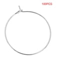 thumbnail image 2 of Circle Earring, Stylish Steel Wine Glass Circle Earring Hoop, For Fiancee For Girlfriend, 2 of 8