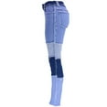 thumbnail image 6 of USNSM Patchwork Jeans for Women High Waisted Skinny Jeans Stretch Denim Pants Comfortable Stylish Slim Fit Jeans Blue S, 6 of 6