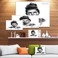 thumbnail image 3 of Double Exposure Woman With Hair - Portrait Canvas Art Print, 3 of 4